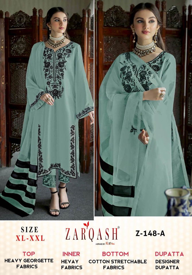 Zarqash Z 148 Hit Pakistani Suits Readymade Catalog
